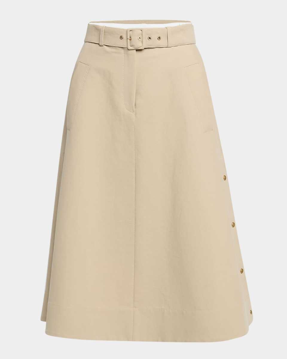 Belted Utility Skirt